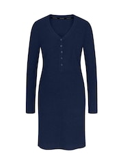 Plavo - Triumph Mix & Match Soft Nightdress - Slika 5 od 5