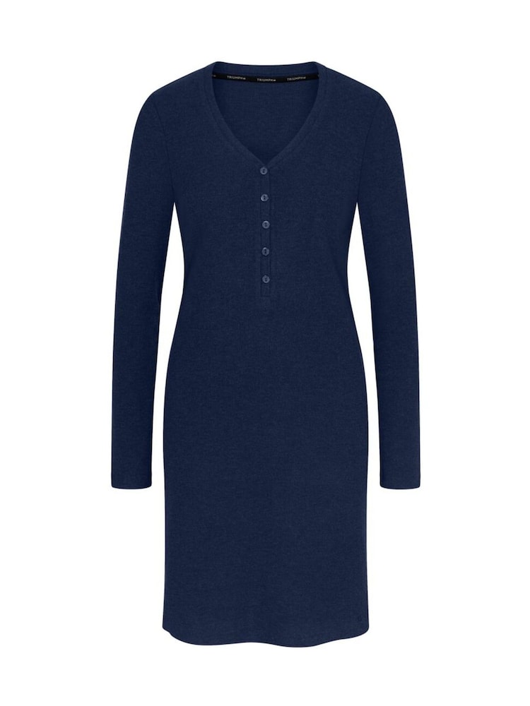 Plavo - Triumph Mix & Match Soft Nightdress - Slika 5 od 5