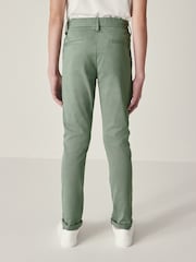 Verde mineral - Pantaloni chino stretch (3-17ani) - Image 3 of 6