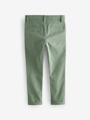 Verde mineral - Pantaloni chino stretch (3-17ani) - Image 5 of 6