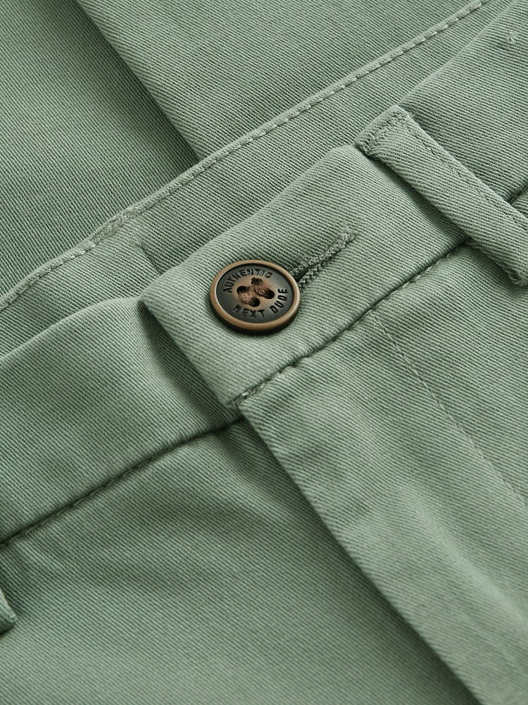 Verde mineral - Pantaloni chino stretch (3-17ani) - Image 6 of 6