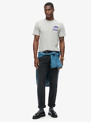 Superdry Stone Beige Marl Great Outdoors Graphic T-Shirt - Image 2 of 5
