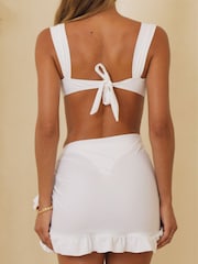 Moda Minx Amour Short Ruffle Sarong in Swim Fabric Material - Image 4 of 4