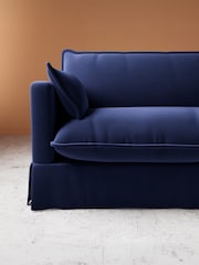 Swoon Ink Keswick Easy Velvet 4 Seater Sofa - Image 4 of 7