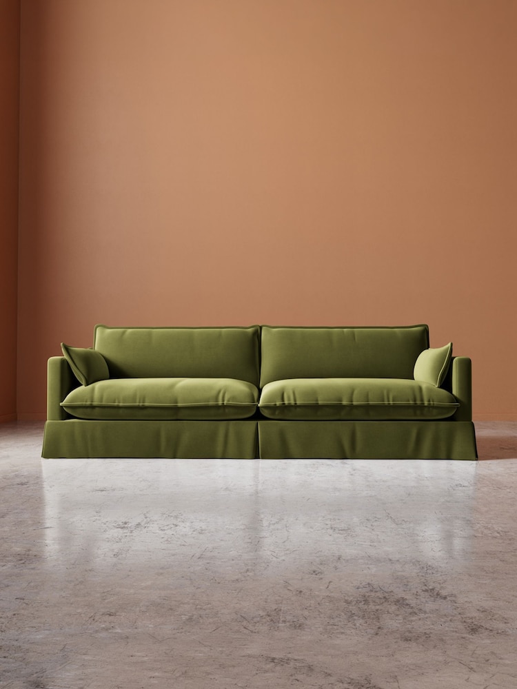 Swoon Fern Keswick Easy Velvet 4 Seater Sofa - Image 2 of 7