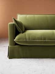 Swoon Fern Keswick Easy Velvet 4 Seater Sofa - Image 4 of 7