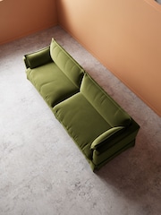 Swoon Fern Keswick Easy Velvet 4 Seater Sofa - Image 7 of 7