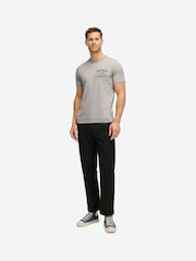 Superdry Athletic Grey Marl Machined Goods Workwear T-Shirt - Image 5 of 9