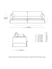 Swoon Brick Keswick Easy Velvet 4 Seater Sofa - Image 3 of 7
