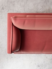 Swoon Brick Keswick Easy Velvet 4 Seater Sofa - Image 6 of 7