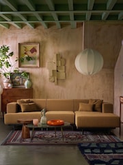 Swoon Biscuit Epsom Easy Velvet Right Hand Corner Sofa - Image 1 of 7