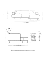 Swoon Biscuit Epsom Easy Velvet Right Hand Corner Sofa - Image 3 of 7