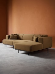 Swoon Biscuit Epsom Easy Velvet Right Hand Corner Sofa - Image 5 of 7