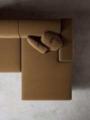 Swoon Biscuit Epsom Easy Velvet Right Hand Corner Sofa - Image 6 of 7