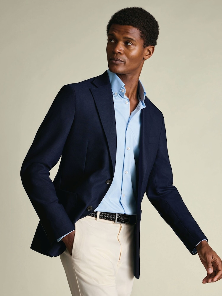 Charles Tyrwhitt Blue Proper Blazer - Image 1 of 5