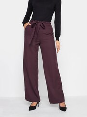 Long Tall Sally Red Wide Leg Trousers - Image 1 of 3