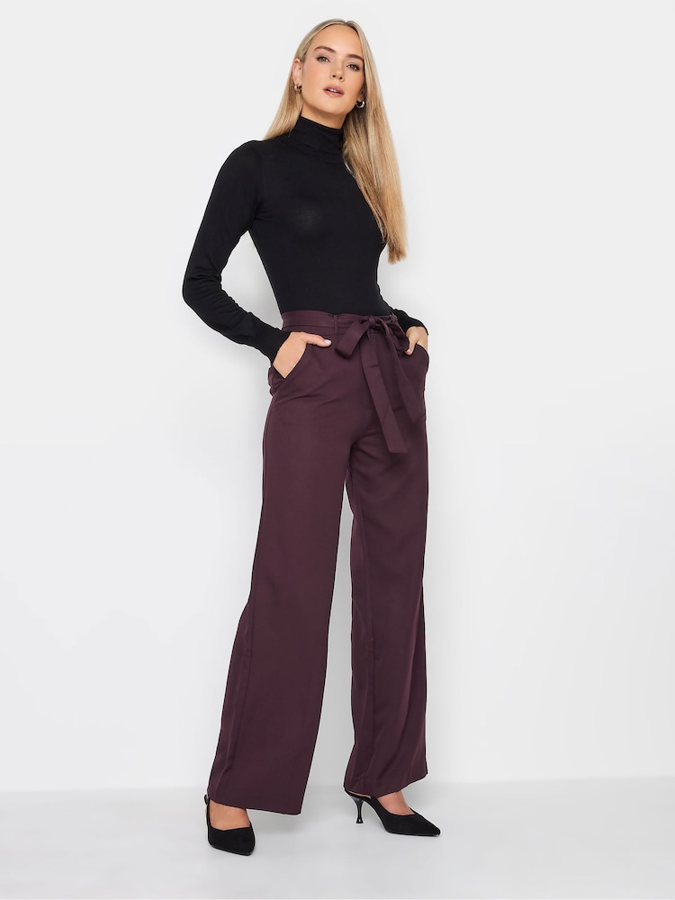 Long Tall Sally Red Wide Leg Trousers - Image 2 of 3