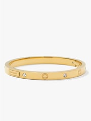 Kate Spade New York Infinite Spade Crystal Engraved Bangle - Image 2 of 3