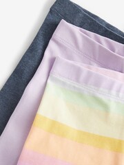 Vijolična z mavrico - Jersejeve nogavice 3 paket (3mths-7yrs) - Slika 4 iz 4