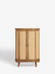 Clarke and Clarke Cane and Mango Wood Aspley Highboard - Image 4 of 7