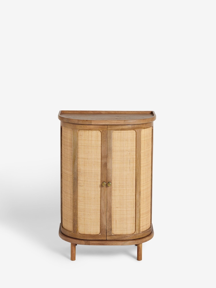 Clarke and Clarke Cane and Mango Wood Aspley Highboard - Image 7 of 7