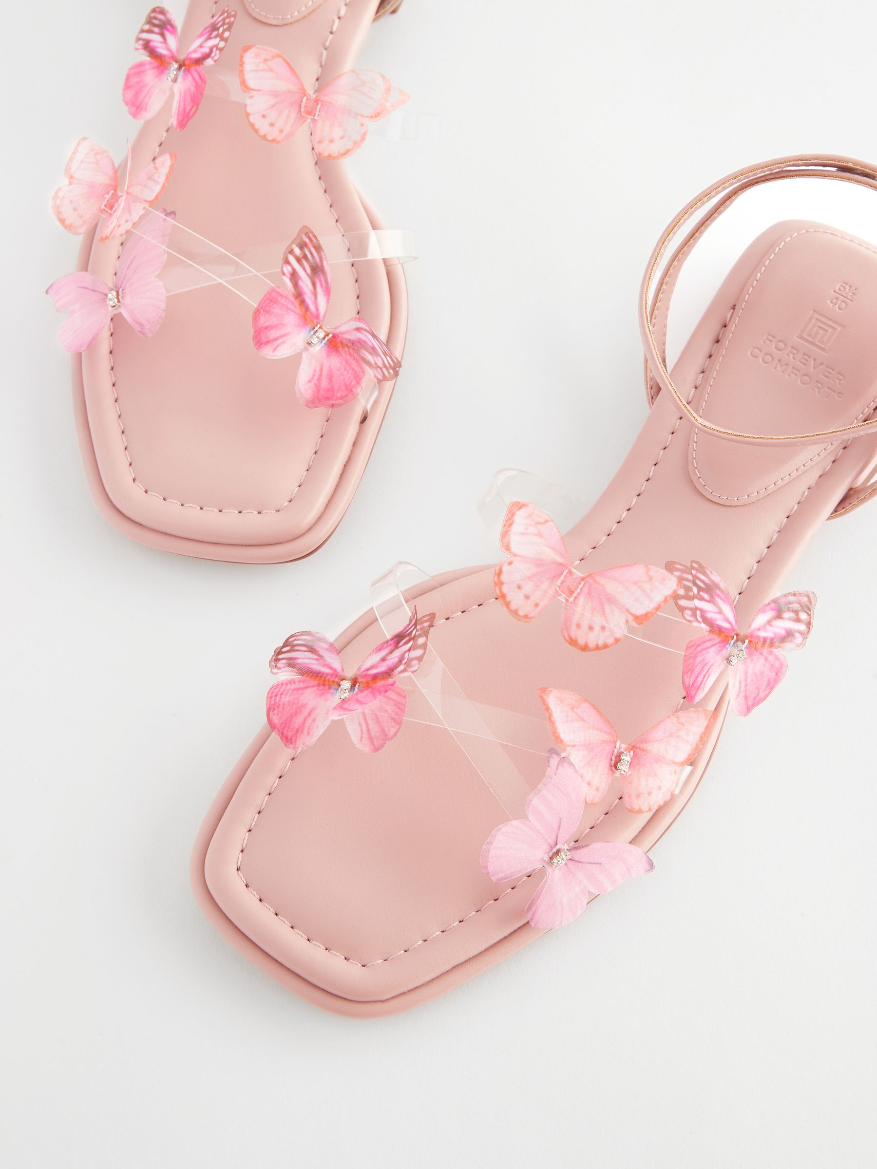 Next pink sandals deals