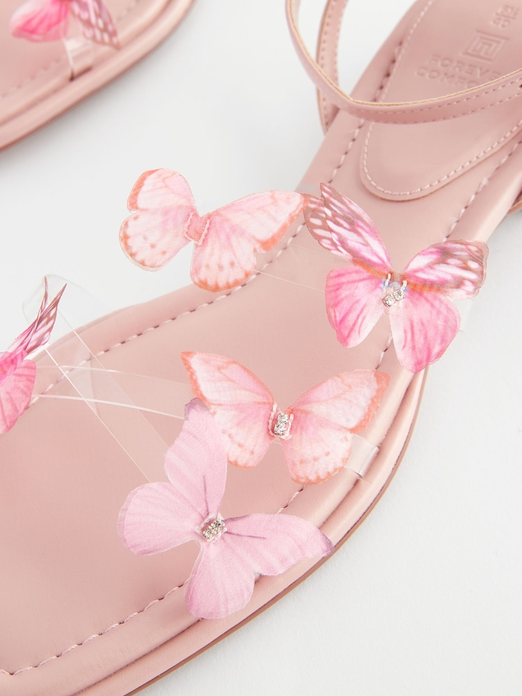 Pink Forever Comfort® Butterfly Sandals - Image 9 of 9