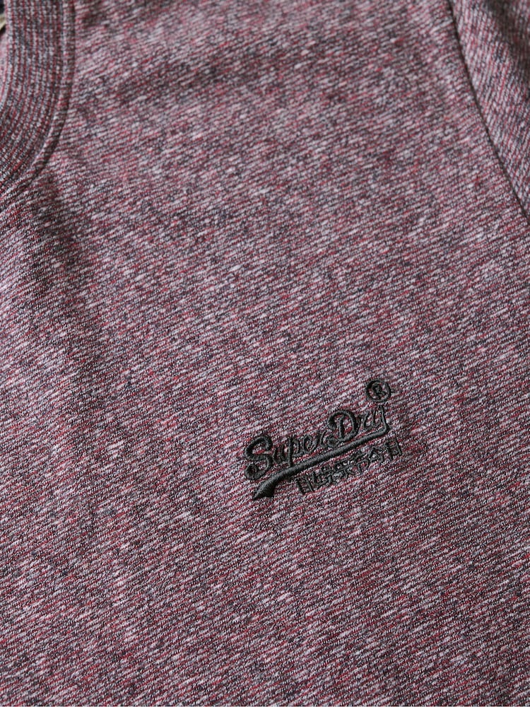 Superdry Port Grey Vintage Embroidered 100% Cotton T-Shirt - Image 5 of 5