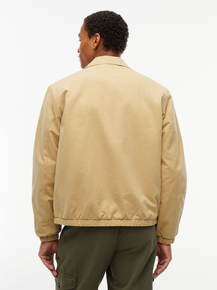 Tommy Jeans Brown Peached Twill Harrington Jacket - Image 2 of 6 Tommy Jeans Brown Peached Twill Harrington Jacket - Image 2 of 6