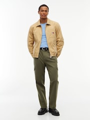 Tommy Jeans Brown Peached Twill Harrington Jacket - Image 3 of 6