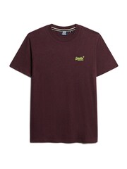 Superdry Port Marl Vintage Embroidered 100% Cotton T-Shirt - Image 4 of 5
