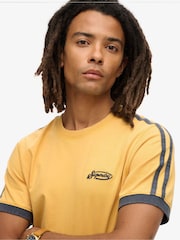 Superdry Gold 100% Cotton Essential Logo Retro T-Shirt - Image 2 of 6