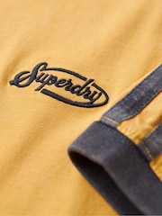 Superdry Gold 100% Cotton Essential Logo Retro T-Shirt - Image 6 of 6