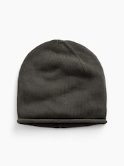 Gap Dark Grey Cotton Knit Beanie - Image 1 of 2