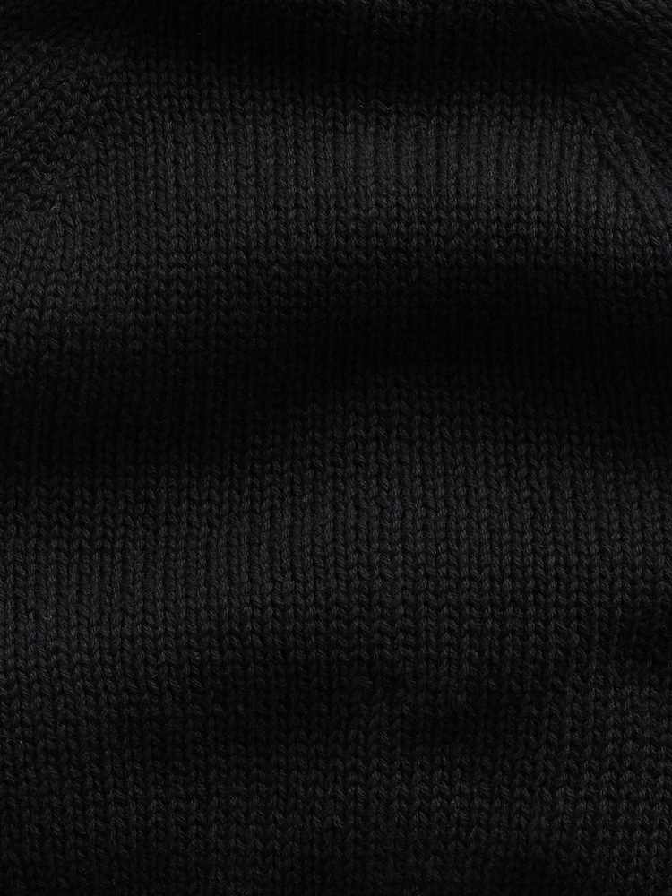 Gap Black Cotton Knit Beanie - Image 3 of 3