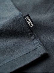 Marineblau - Superdry – Essential – Retro-T-Shirt mit Logo aus 100 % Baumwolle - Bild 6 von 6