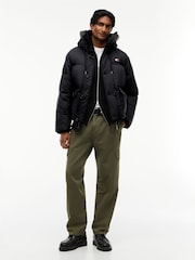 Tommy Jeans Logo Hooded Relaxed Puffer Jacket - 6суретінің 3 суреті