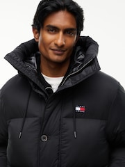 Tommy Jeans Logo Hooded Relaxed Puffer Jacket - 6суретінің 4 суреті