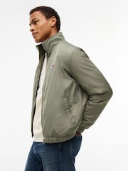 Tommy Jeans Green Logo Padded Zip-Thru Jacket - Image 4 of 7