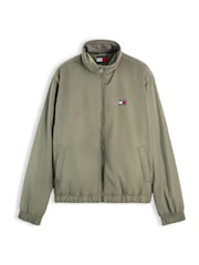 Tommy Jeans Green Logo Padded Zip-Thru Jacket - Image 6 of 7