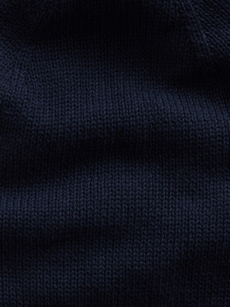 Gap Navy Cotton Knit Beanie - Image 2 of 2