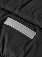 Name It Black Padded Zip Up Jacket with detachable - Image 3 of 4