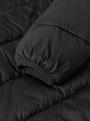 Name It Black Padded Zip Up Jacket with detachable - Image 4 of 4