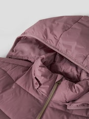 Name It Pink Padded Zip Up Jacket with Detachable - Image 3 of 4