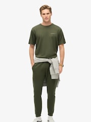 Superdry Green Relaxed 100% Cotton Tech T-Shirt - Image 2 of 5