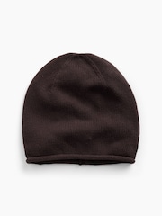 Gap Dark Brown Cotton Knit Beanie - Image 2 of 3