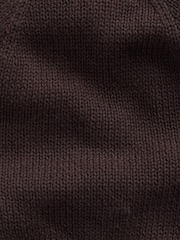 Gap Dark Brown Cotton Knit Beanie - Image 3 of 3