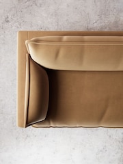 Swoon Biscuit Keswick Easy Velvet 4 Seater Sofa - Image 6 of 7