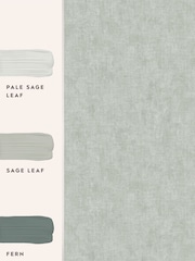 Laura Ashley Sage Leaf Green Plain Textured 10M Wallpaper - Image 4 of 4