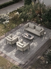 Royalcraft Beige ZURO 5 Seater Garden Lounging Set with Coffee Table - Image 2 of 3